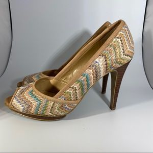 Nine West peep-toe pumps